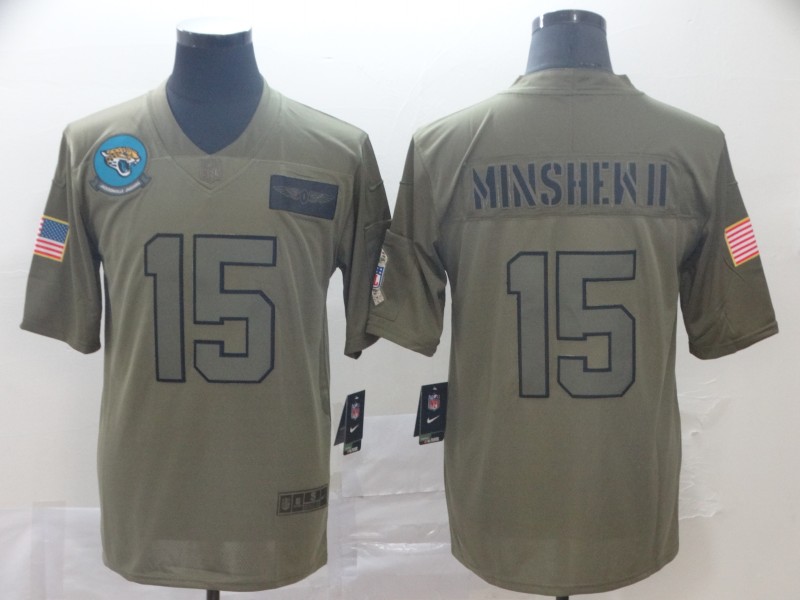 Nike Jaguars 15 Gardner Minshew II 2019 Olive Salute To Service Limited Jersey,We sell and wholesale Nike Jaguars 15 Gardner Minshew II 2019 Olive Salute To Service Limited Jersey on line form chian!